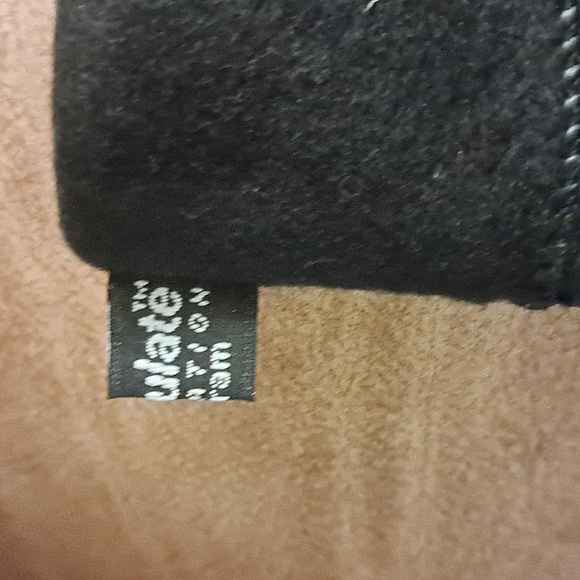 Womwn Black Leather Gloves Size M Outdoor Classic Fitted Warm Preowned - Picture 8 of 8